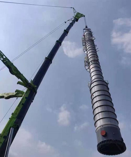 珠海酯化塔乙酸酯项目-316L孔板波纹填料